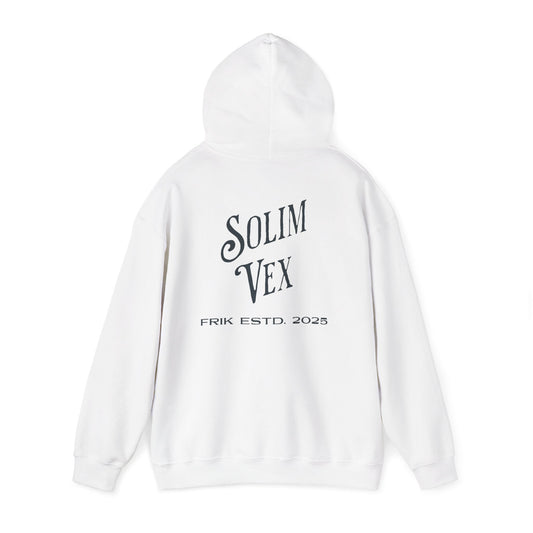 Solim Vex Hoodie (Unisex, White)